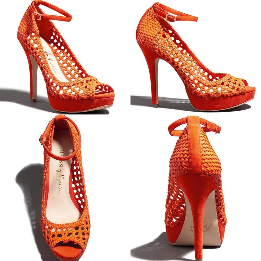 GUESS BY MARCIANO Orange Wendy Pump
Wrap your feet